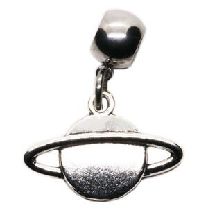 Saturn Charm for Space Gifts - Planet Space Jewelry - Elegant Planet Charm